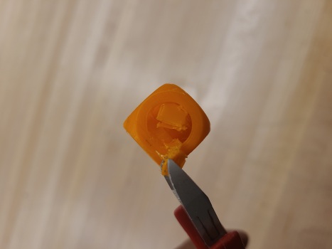 picture of removing supports